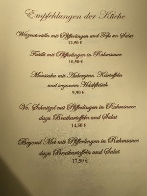 Menü  at Galicia in Viernheim