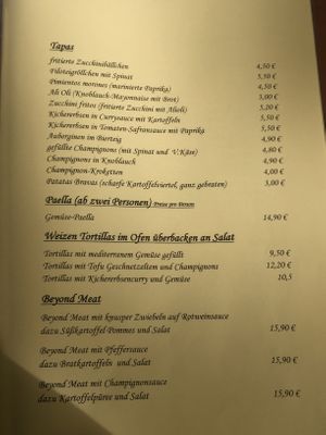 Menü  at Galicia in Viernheim