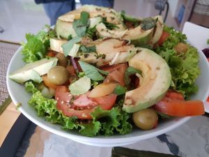 Avocado salad at Phuket Vegan Naiharn Beach in Phuket