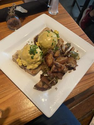 Vegan Benedict  at Front Street Cafe in Philadelphia