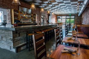 Restaurant Dining room at Front Street Cafe in Philadelphia