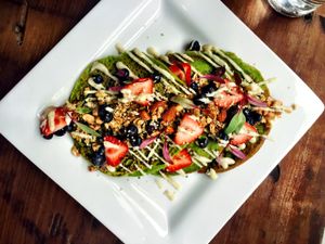 Front Street Cafe - Lean Green Hotcakes (vegan) at Front Street Cafe in Philadelphia