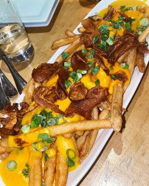 Loaded fries  at Front Street Cafe in Philadelphia