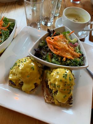 Vegan eggs benny omg im drooling  at Front Street Cafe in Philadelphia