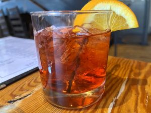 Negroni at Front Street Cafe in Philadelphia