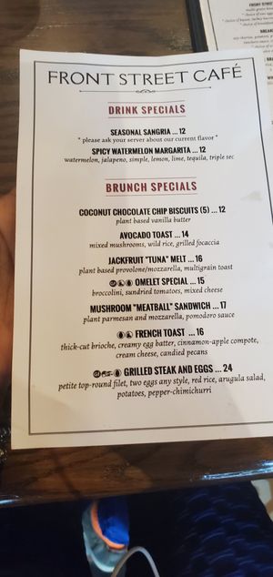  at Front Street Cafe in Philadelphia