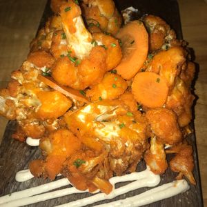 Buffalo Cauliflower Wings  at Front Street Cafe in Philadelphia