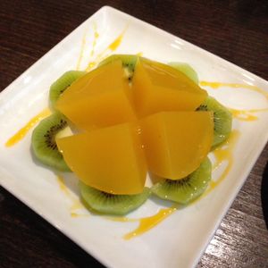 Mango pudding  at Green Zenphony in Rego Park