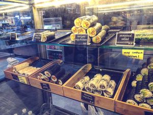 Sushi rolls  at Chi Ran Vegetarian Bar in Broadbeach