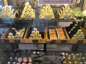 Sushi rolls - very nice! at Chi Ran Vegetarian Bar in Broadbeach