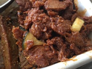 sweet and sour pork at Chi Ran Vegetarian Bar in Broadbeach