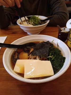 vegan ramen at Fou Fow Ramen in Amsterdam