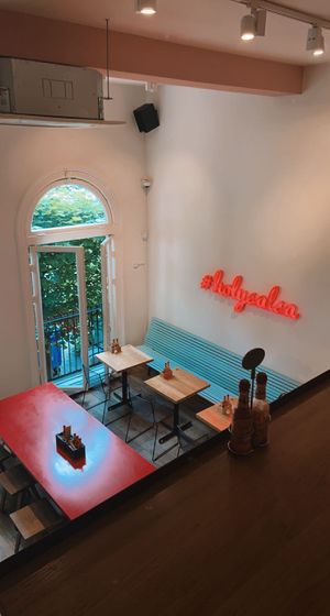 view from third guest floor   at Salsa Shop in Amsterdam