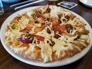 vegan breakfast pizza  at Pizza Luce in Roseville