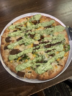 Elote pizza   at Pizza Luce in Roseville