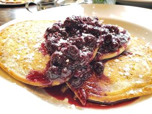 Berry cakes at Pizza Luce in Roseville