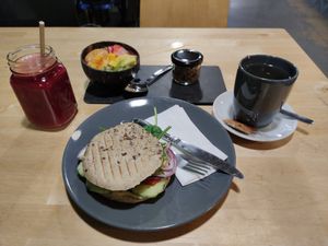 Vegan Brunch Menu at Milk Away in Sevilla