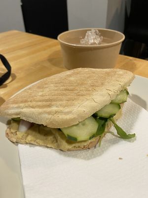 Vegan sandwich 🌱  at Milk Away in Sevilla