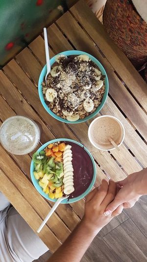 Açai and Nutella bowl at Milk Away in Sevilla