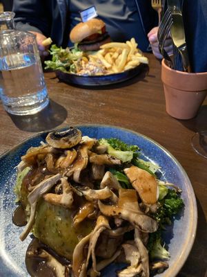 Wild mushroom and mash  at Woodland Creatures in Edinburgh