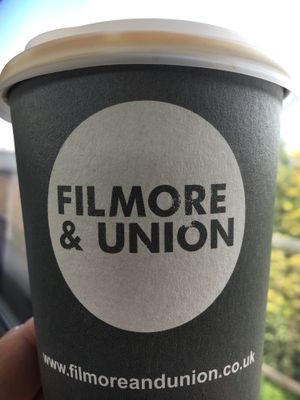 coffee on the go  at Filmore and Union - Central Station in Newcastle Upon Tyne
