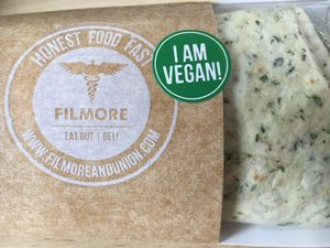 Falafel wrap  at Filmore and Union - Central Station in Newcastle Upon Tyne