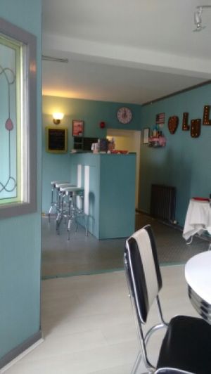 service area at Lulu's Diner in South Queensferry