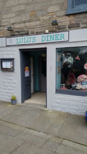 entrance at Lulu's Diner in South Queensferry