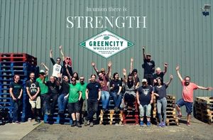 team at Greencity in Glasgow