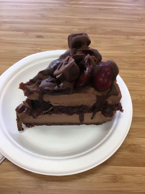Amazing Dessert!! Black Forest Cheese Cake.  at Purple Sprout Conscious Organics in Buffalo Grove