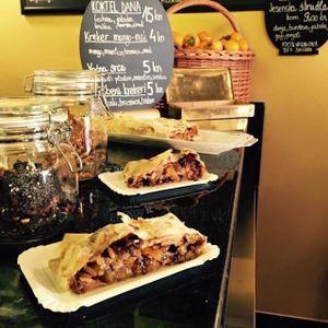 Fantastic strudel at Eliksir Fruit Cocktail House in Rijeka