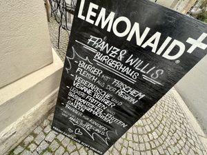 sign  at Franz & Willi in Weimar