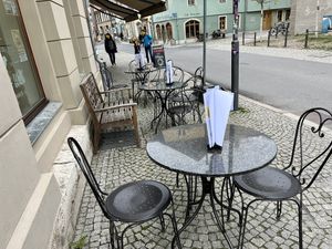 outside  at Franz & Willi in Weimar