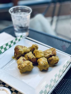 Tiger wings with mustard sauce at The Ice Haus in Murray
