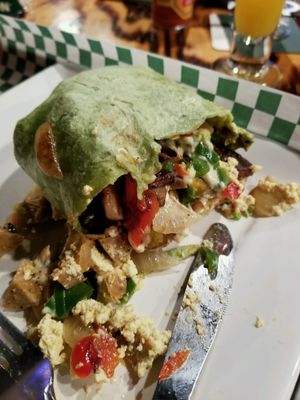 Vegan Breakfast Burrito  at The Ice Haus in Murray