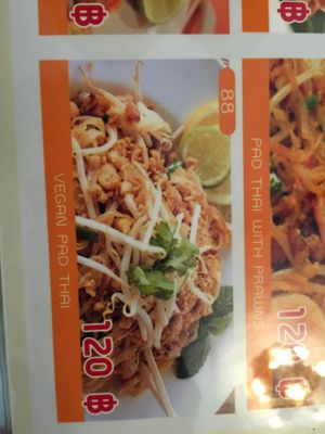 Menu at Amici Miei Hotel in Phuket