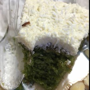 Pandan cake at Loving Hut - University in Tempe