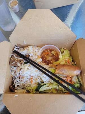 Sooooo good!!! This "meaty" protein chip was sooo good. Had I not known what it was, I would've swore it was beef. Whatever and however they cooked was perfect! Wish you were in Tu at Loving Hut - University in Tempe