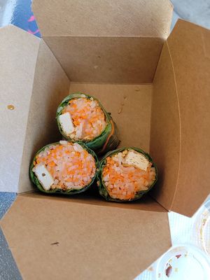 Tofu cabbage rolls at Loving Hut - University in Tempe