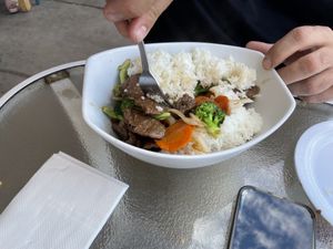 Noble broccoli   at Loving Hut - University in Tempe