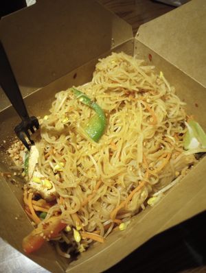 Vegan Pad Thai, highly recommended!!!! at Loving Hut - University in Tempe