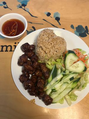 Entree made w love at Loving Hut - University in Tempe