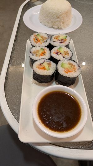 Sushi rolls at Loving Hut - University in Tempe