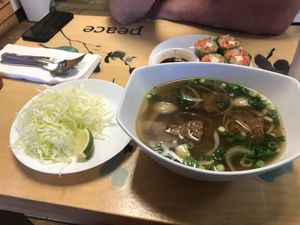 Fabulous pho - and indeed it was fabulous.   at Loving Hut - University in Tempe