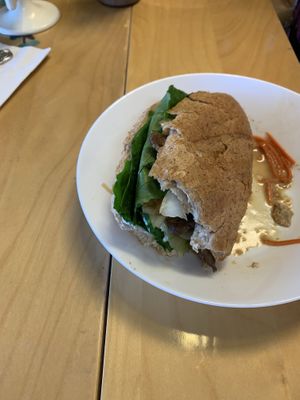 Beef banh mi at Loving Hut - University in Tempe