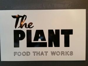 signage at The Plant in Stockholm