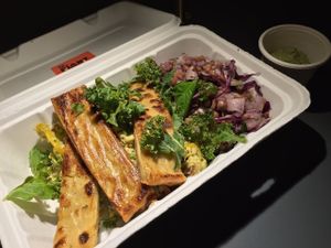 Tasty food cart food at The Plant in Stockholm