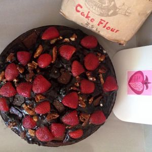 Vegan Cake! Om nom nom... at The Village DeVine in Pretoria