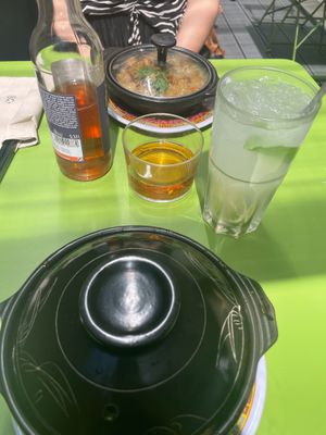 Our dishes covered  at Tien Hiang in Paris