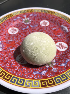 Mochi matcha at Tien Hiang in Paris
